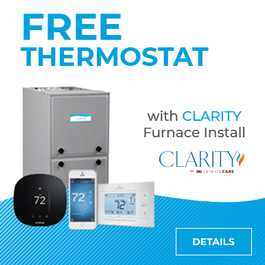 free thermostat offer with clarity furnace