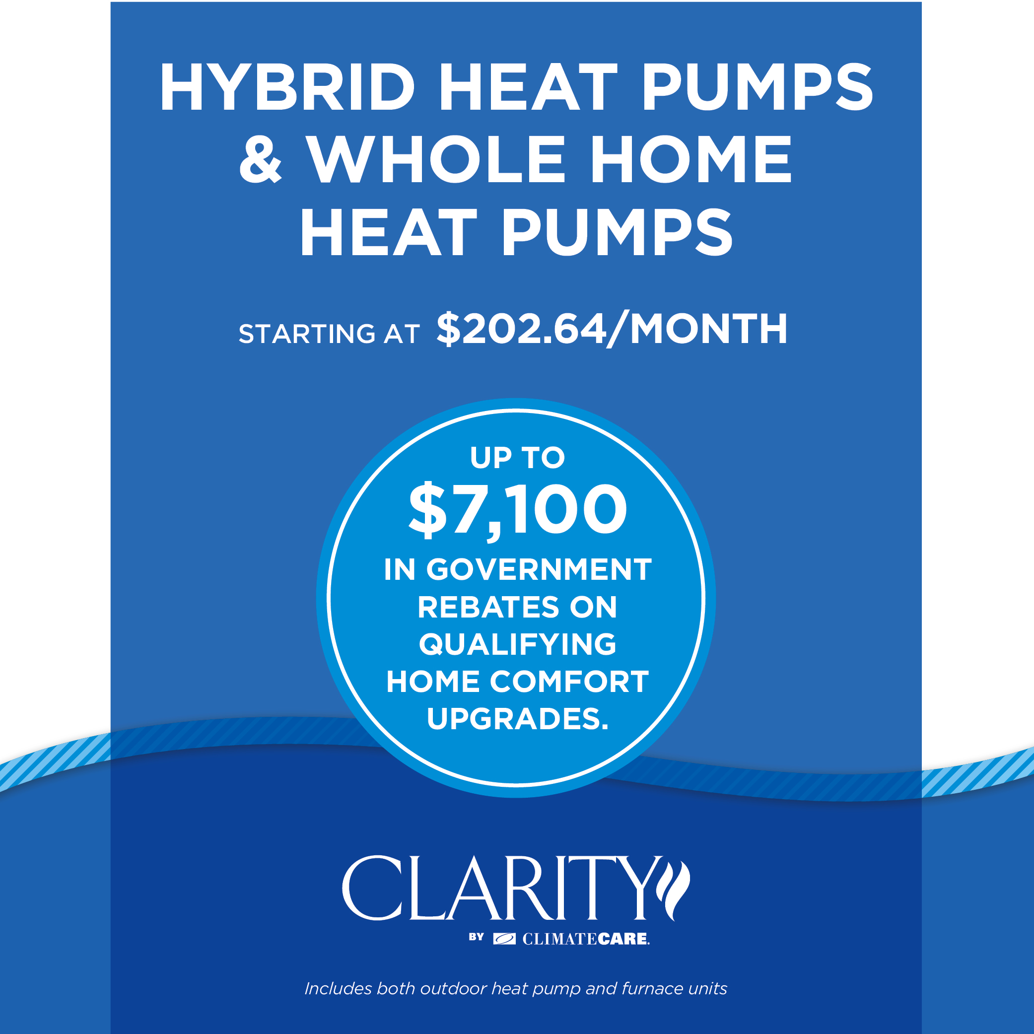 CLARITY Heat Pumps 2024 Offer